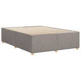 Cadre de lit sans matelas taupe 160x200 cm tissu