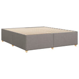 Cadre de lit sans matelas taupe 180x200 cm tissu