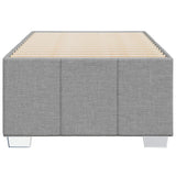 Cadre de lit sans matelas gris clair 80x200 cm tissu