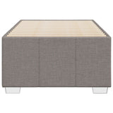 Cadre de lit sans matelas taupe 90x190 cm tissu