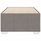 Cadre de lit sans matelas taupe 90x200 cm tissu