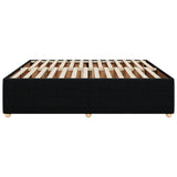 Cadre de lit sans matelas noir 180x200 cm tissu