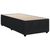 Cadre de lit sans matelas noir 80x200 cm velours