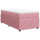 Sommier à lattes de lit avec matelas Rose 90x190 cm Velours