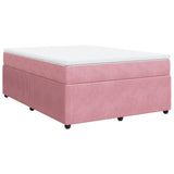 Sommier à lattes de lit avec matelas Rose 140x190 cm Velours