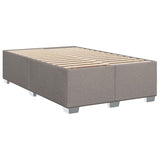 Sommier à lattes de lit avec matelas Taupe 90x200 cm Tissu