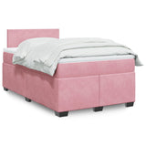 Slatted bed base with mattress Rose 120x200 cm Velvet