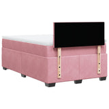 Slatted bed base with mattress Rose 120x200 cm Velvet