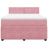 Slatted bed base with mattress Rose 140x190 cm Velvet