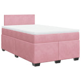 Slatted bed base with mattress Rose 120x200 cm Velvet