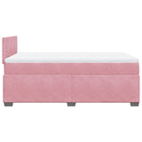 Slatted bed base with mattress Rose 120x200 cm Velvet