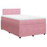 Slatted bed base with mattress Rose 120x200 cm Velvet