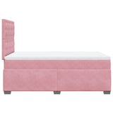 Slatted bed base with mattress Rose 120x200 cm Velvet