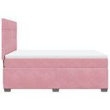 Slatted bed base with mattress Rose 140x190 cm Velvet