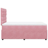 Slatted bed base with mattress Rose 120x200 cm Velvet