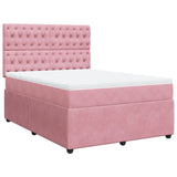 Slatted bed base with mattress Rose 140x190 cm Velvet