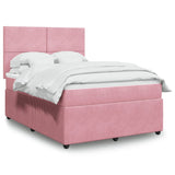 Slatted bed base with mattress Rose 140x200 cm Velvet