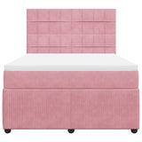 Slatted bed base with mattress Rose 140x200 cm Velvet