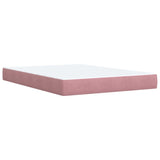 Slatted bed base with mattress Rose 140x200 cm Velvet