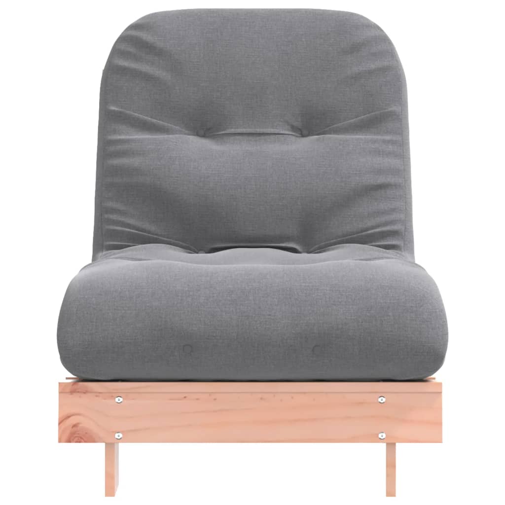 Canapé-lit futon avec matelas 70x206x11 cm bois massif douglas