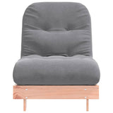 Canapé-lit futon avec matelas 70x206x11 cm bois massif douglas