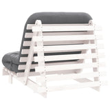 Canapé-lit futon avec matelas 80x206x11 cm bois massif de pin