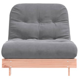 Canapé-lit futon avec matelas 80x206x11 cm bois massif douglas