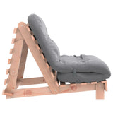 Canapé-lit futon avec matelas 80x206x11 cm bois massif douglas