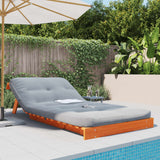 Canapé-lit futon avec matelas 100x206x11 cm bois massif de pin