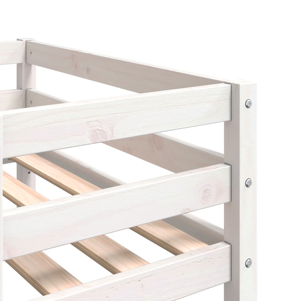 Children's bed frame without mattress 75x190 cm solid pine