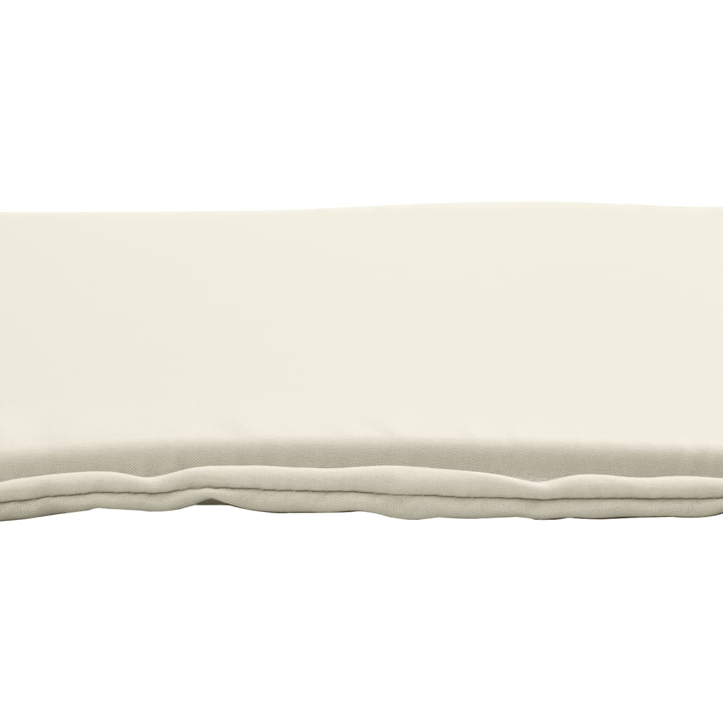 Coussins de siège de jardin lot de 2 crème 45x45x2 cm carré