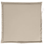 Coussins de siège de jardin lot de 4 taupe 45x45x2 cm carré