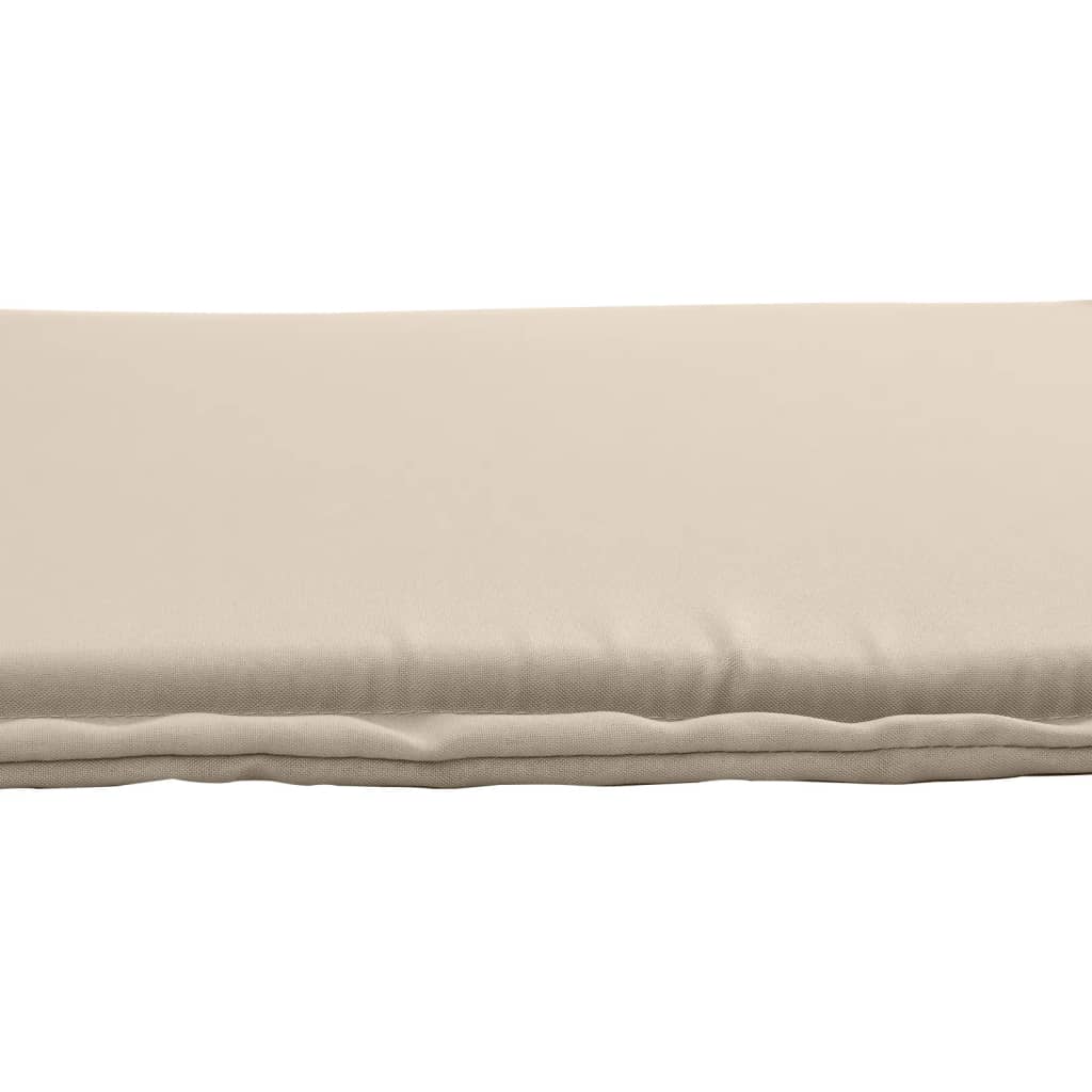 Coussins de siège de jardin lot de 4 taupe 45x45x2 cm carré