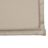 Coussins de siège de jardin lot de 4 taupe 45x45x2 cm carré