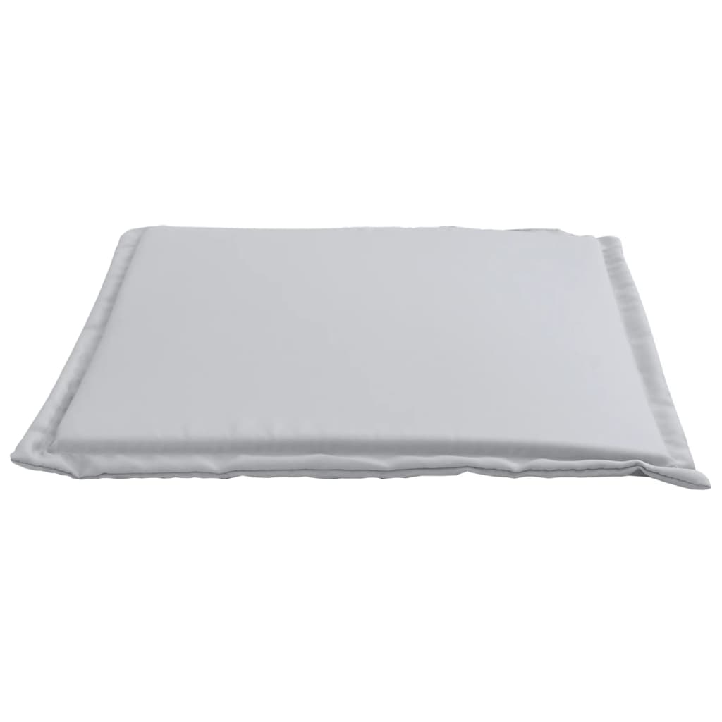 Coussins de siège de jardin lot de 4 gris clair 45x45x2cm carré