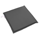 Garden seat cushions set of 4 anthracite 45x45x2cm square