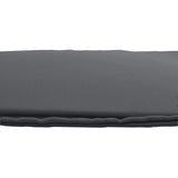 Garden seat cushions set of 4 anthracite 45x45x2cm square