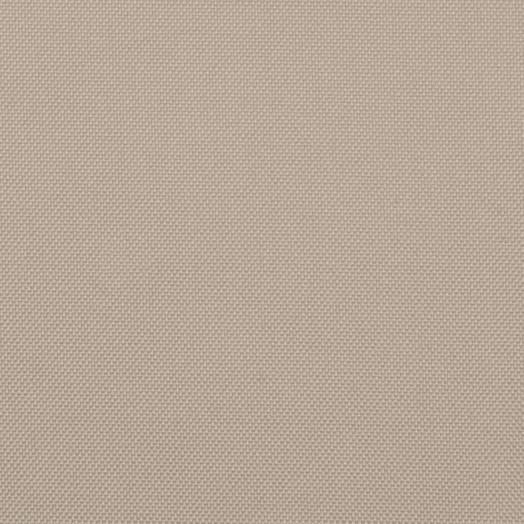 Coussins de siège de jardin lot de 6 taupe 45x45x2 cm carré