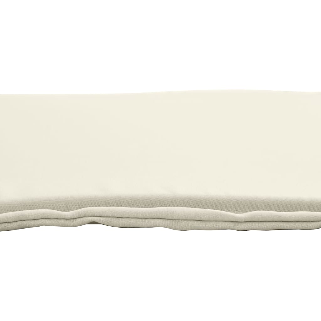 Coussins de siège de jardin lot de 6 crème 45x45x2 cm carré