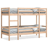 Lit superposé sans matelas 80x200 cm bois de pin massif