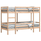 Lit superposé sans matelas 80x200 cm bois de pin massif