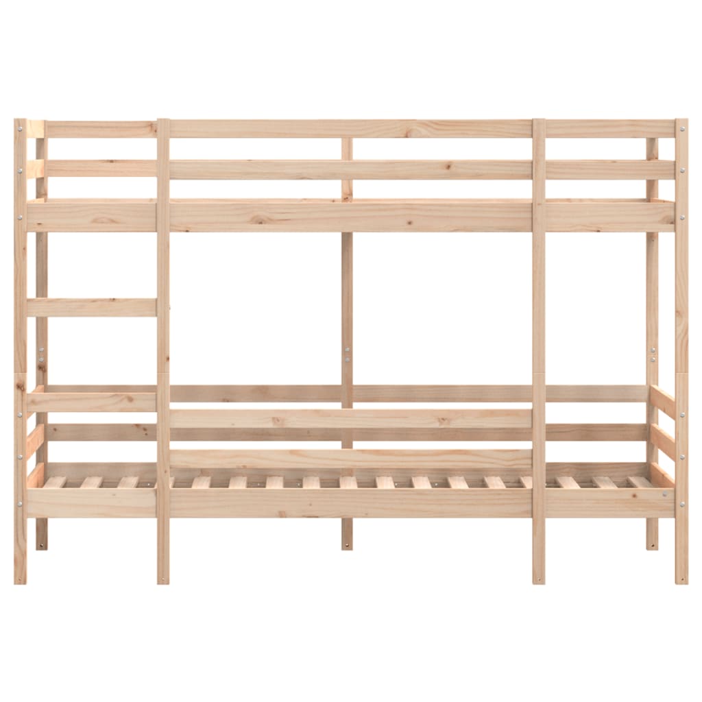 Lit superposé sans matelas 80x200 cm bois de pin massif