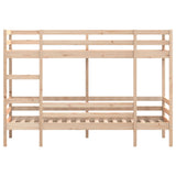 Lit superposé sans matelas 80x200 cm bois de pin massif