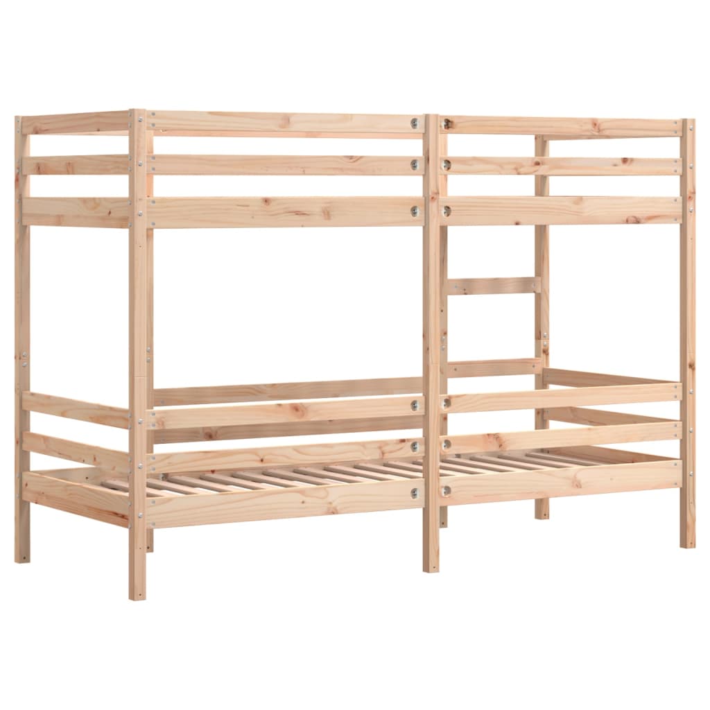 Lit superposé sans matelas 80x200 cm bois de pin massif