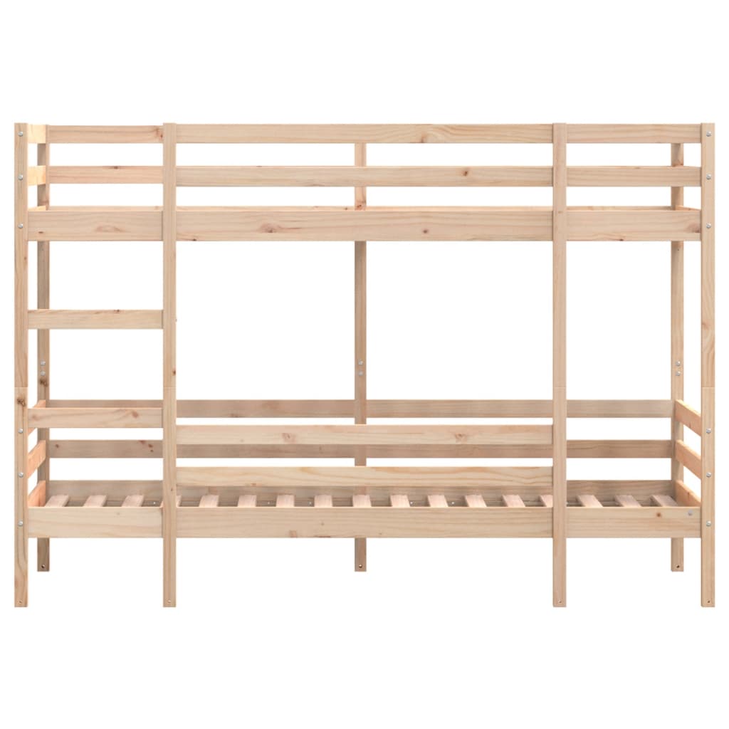 Lit superposé sans matelas 75x190 cm bois de pin massif