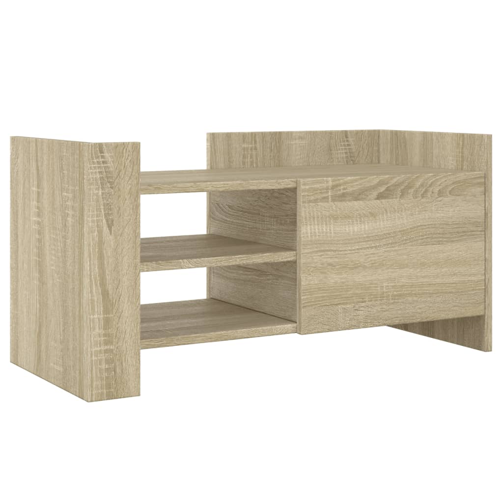 Meuble TV chêne sonoma 80x35x40 cm bois d'ingénierie