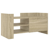 Meuble TV chêne sonoma 80x35x40 cm bois d'ingénierie