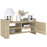 Meuble TV chêne sonoma 80x35x40 cm bois d'ingénierie