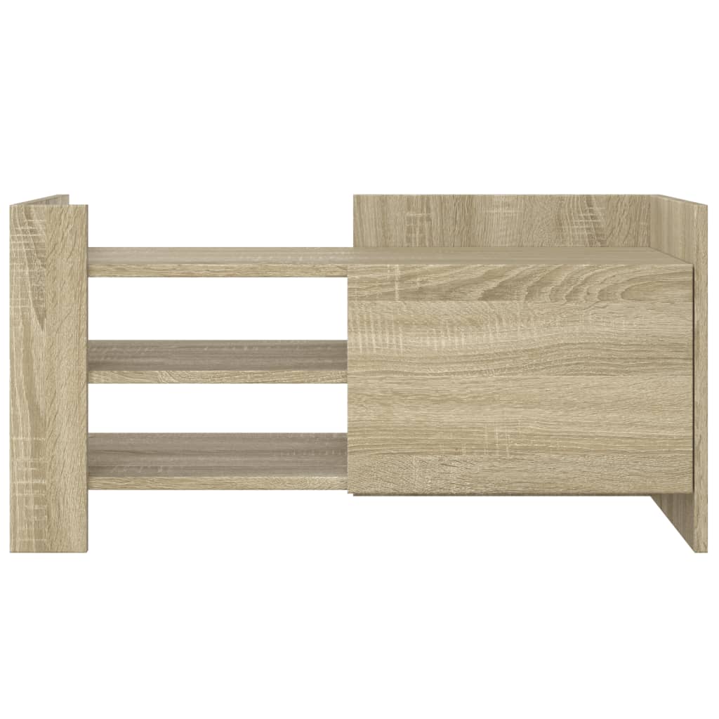 Meuble TV chêne sonoma 80x35x40 cm bois d'ingénierie