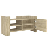 Meuble TV chêne sonoma 80x35x40 cm bois d'ingénierie